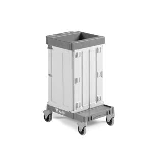 Minibar trolley with door