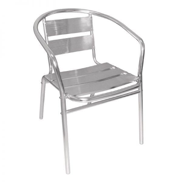 Golf elektrode Snel Stapelbare aluminium stoel – Hotel Supply