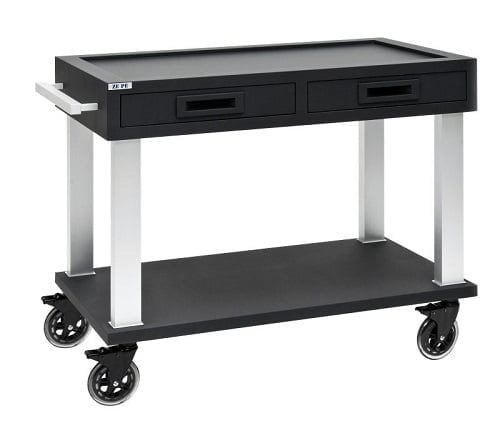 Trolley soft touch - zwart of wit-0