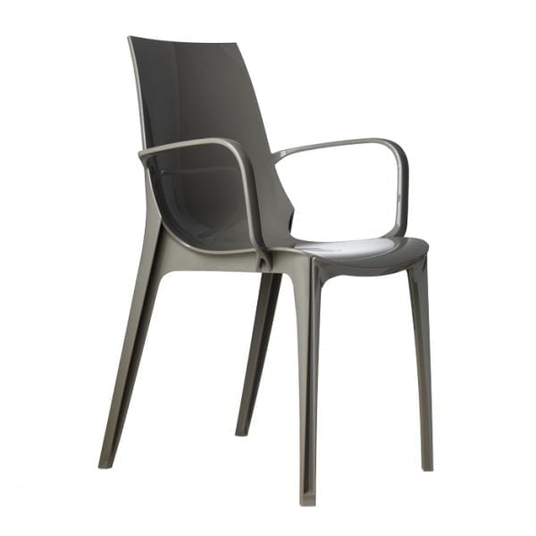 Stackable chair with armrests-4281