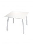 Sunset square table white/grey