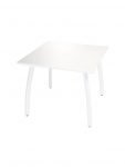Sunset square table white