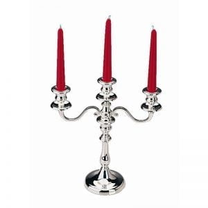 Silver-plated candle stand-0