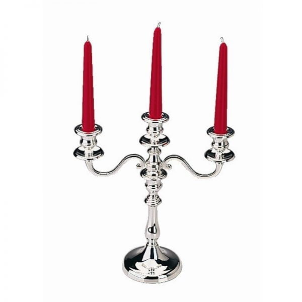 Silver-plated candle stand-0