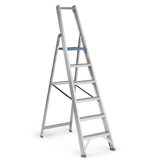 Inklapbare ladder met 6 treden-0