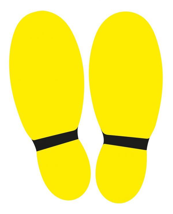 Vloersticker schoenvorm (10 stuks)-6597
