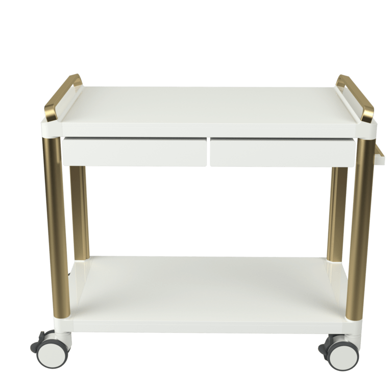 BES Precies Gouverneur Modern service trolley with drawers – Hotel Supply