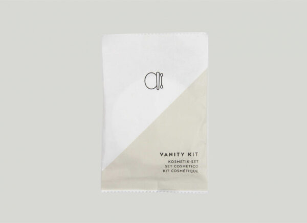 Vanity kit in paper sachet - ESSENTIALS ECO