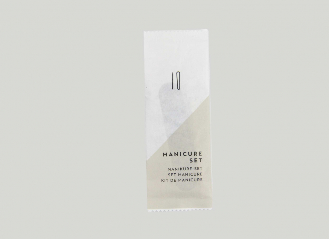 Manicure set in paper sachet – ESSENTIALS ECO