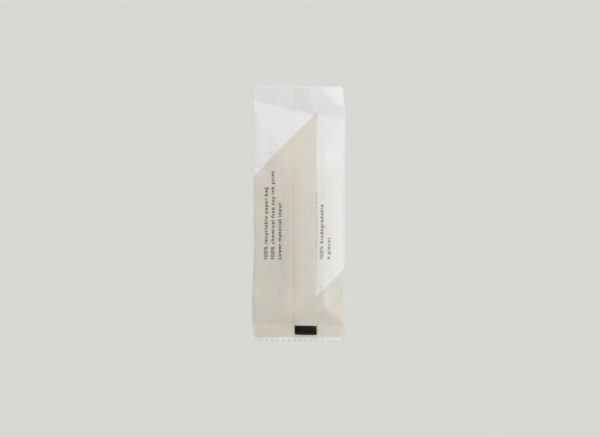 Bamboo cotton buds in paper sachet - ESSENTIALS ECO