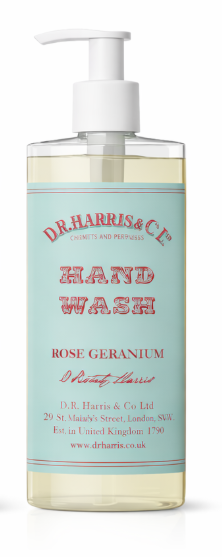 DR HARRIS ROSE GERANIUM Hand Wash 300ml