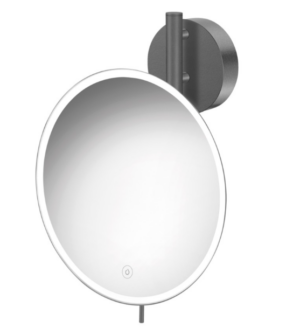 LED shaving mirror 5× magnification