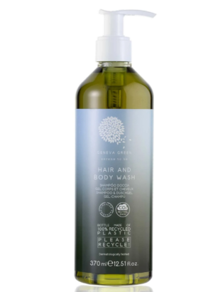 2.Hair & body wash- Geneva green