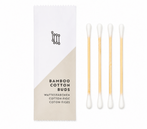 ESSENTIALS ECO – Bamboo cotton buds in paper sachet