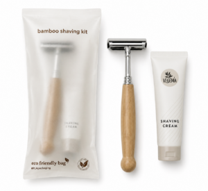 ESSENTIALS ECO – Shaving kit in paper sachet