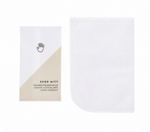 ESSENTIALS ECO – Shoe mitt in paper sachet