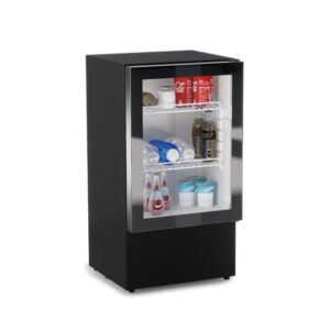 Grote minibar met glazen deur